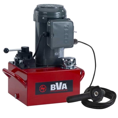 BVA Hydraulics Electric Pumps with Pendant Switch for Double Acting Cylinders PE50W4N03A